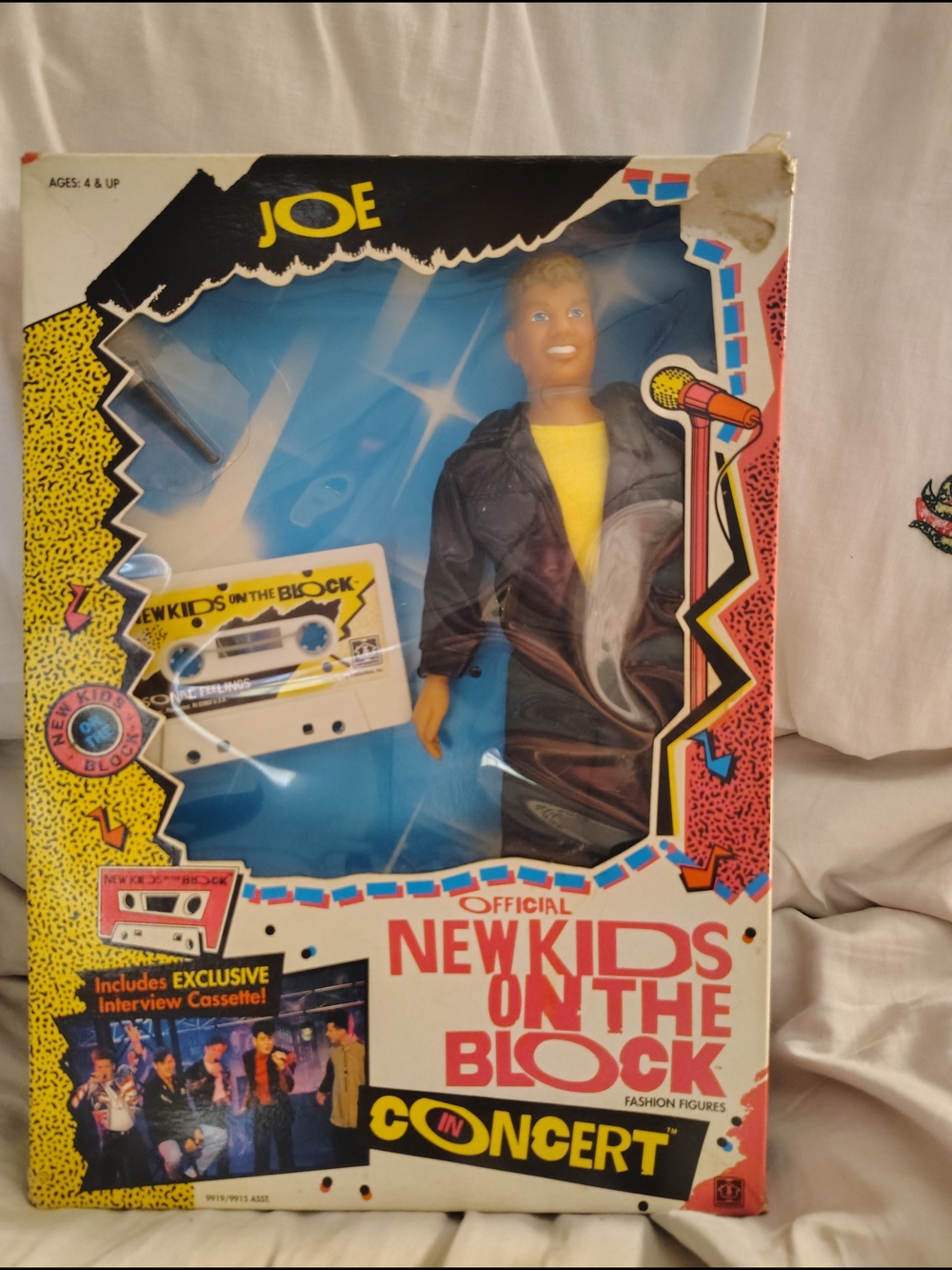 NEW KIDS ON THE BLOCK 'Joe' Collectible Action Figure - Black & Yellow